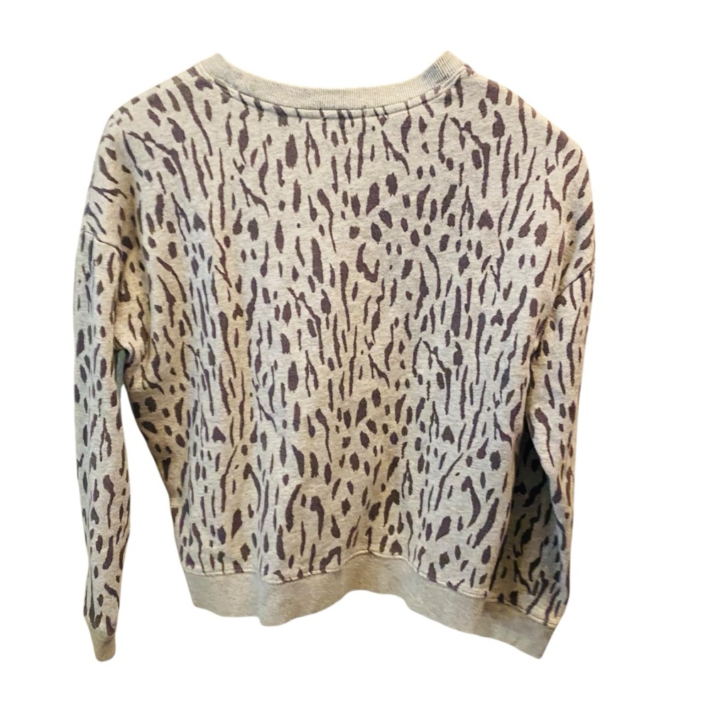 Rails Marlo Flocked Leopard Print Sweatshirt View 6